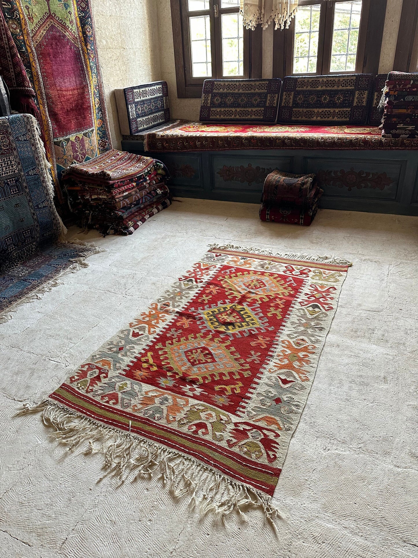 1900s Nomad Kilim Rug